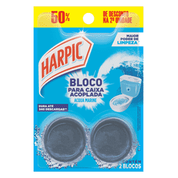 Harpic Caixa Acoplada Marine 50% de desconto na 2ª unidade - 100g